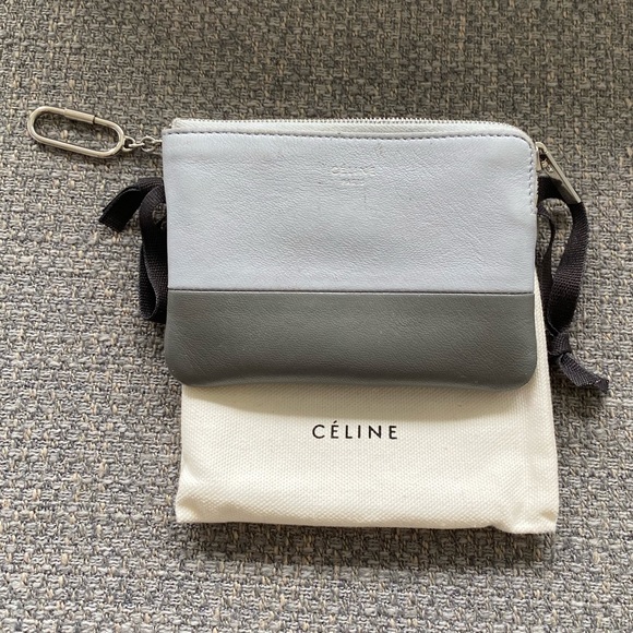 Celine Accessories - CELINE Solo Coin & Card Purse On Chain